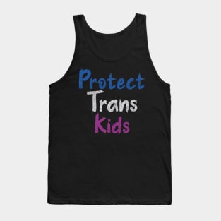 Protect Trans Kids Flag Tank Top